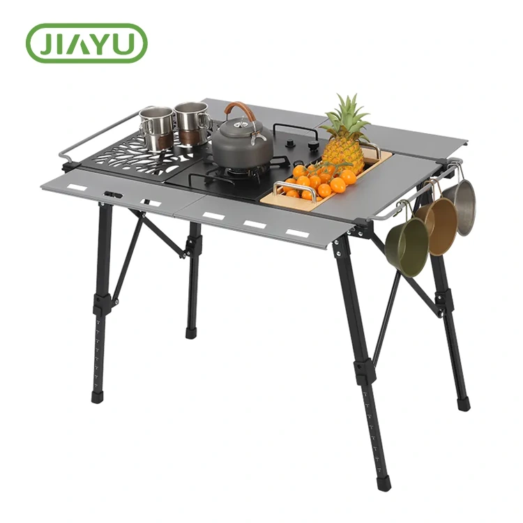 Levita kaj Mallevita Tendada Tablo kun Forno